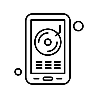 özet vektör illüstrasyon simgesi