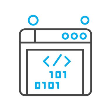 websitesi simgesi vektör illüstrasyonu