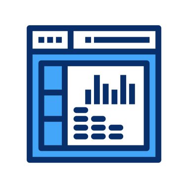 websitesi simgesi vektör illüstrasyonu