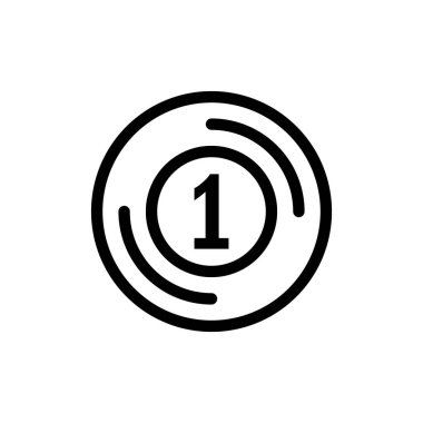 vektör işi no 1 Simge