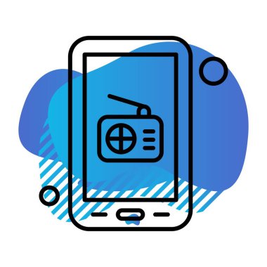 özet vektör illüstrasyon simgesi