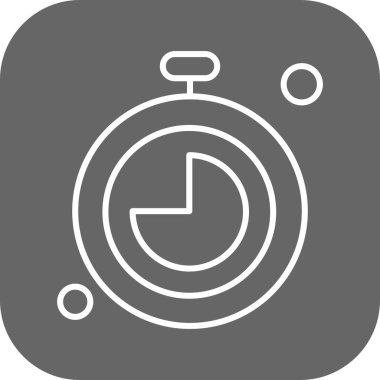 vektör kronometre simgesi illüstrasyonu