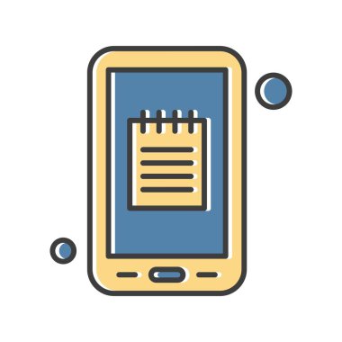 özet vektör illüstrasyon simgesi