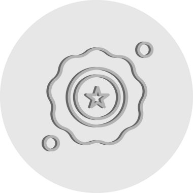 özet vektör illüstrasyon simgesi