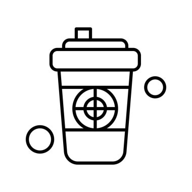 Vektör Kahve Simgesi illüstrasyonu