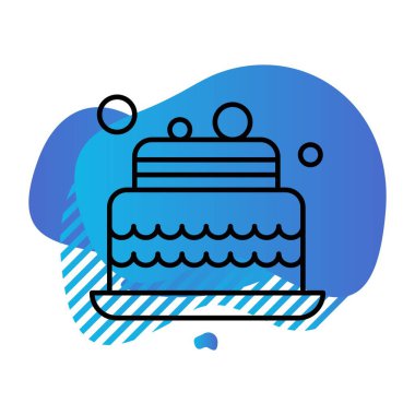 özet vektör illüstrasyon simgesi