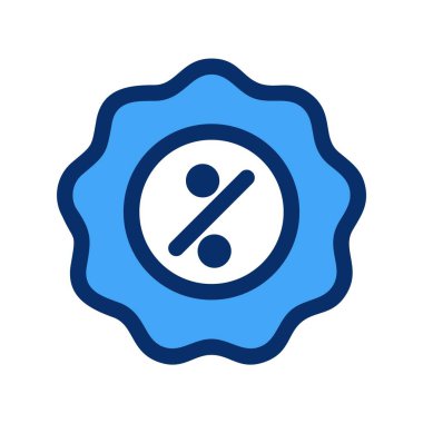  Simge etiketinin vektör illüstrasyonu