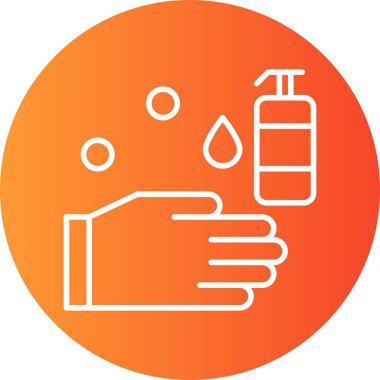 vektör yıkama el ico