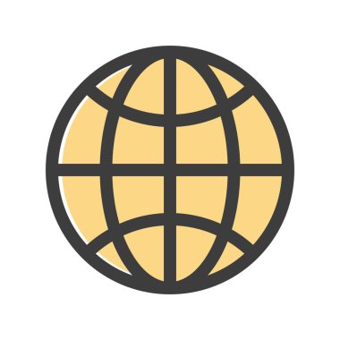 vektör Dünya simgesi illüstrasyonu