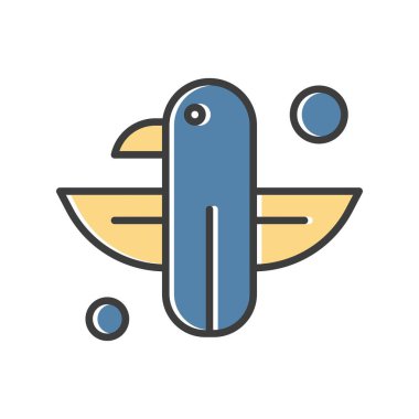 özet vektör illüstrasyon simgesi