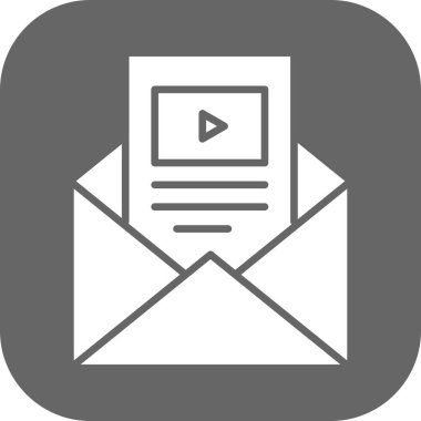 Vektör iletisi Simgesi illüstrasyonu