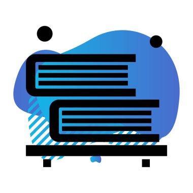 özet vektör illüstrasyon simgesi