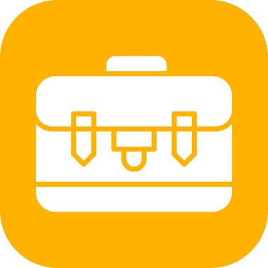 bavul ikonu vektör illüstrasyonu