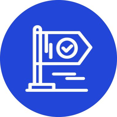 özet vektör illüstrasyon simgesi