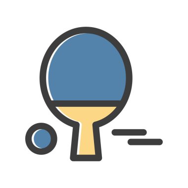 vektör tablosu tenis simgesi