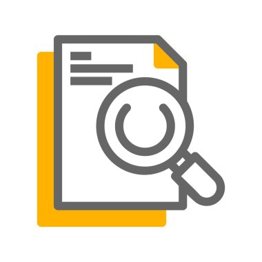 Vektör belgesi Simge illüstrasyonu