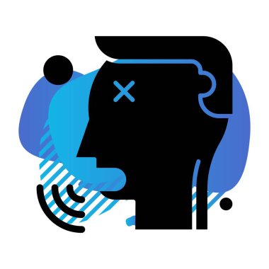 özet vektör illüstrasyon simgesi