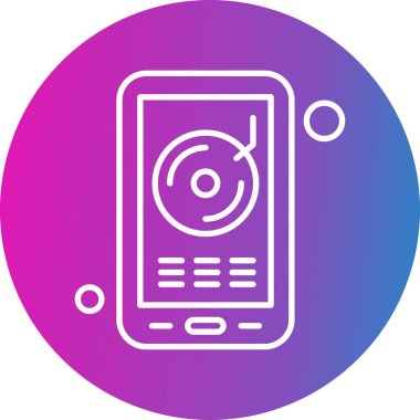 özet vektör illüstrasyon simgesi