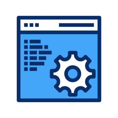 websitesi simgesi vektör illüstrasyonu