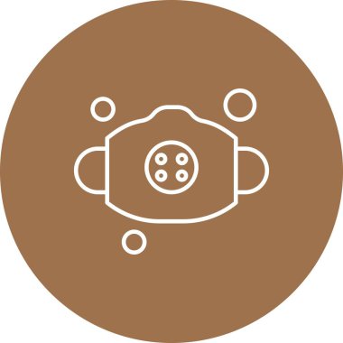 özet vektör illüstrasyon simgesi