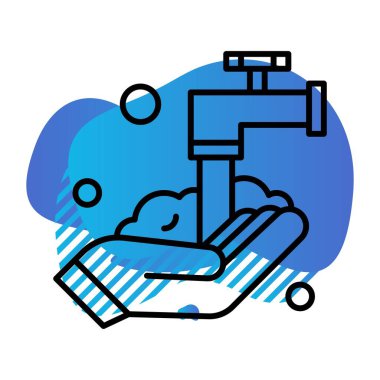 özet vektör illüstrasyon simgesi