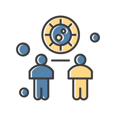 özet vektör illüstrasyon simgesi