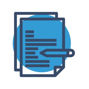 Vektör belgesi Simge illüstrasyonu