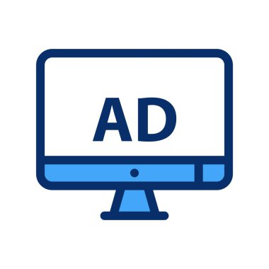 vektör lcd simgesi illüstrasyonu