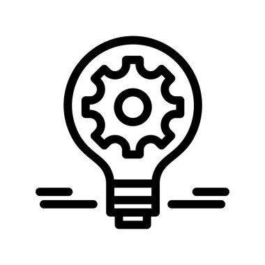 Vektör Ampul Simgesi illüstrasyonu