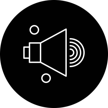 vektör sözcüsü Simgesi illüstrasyonu