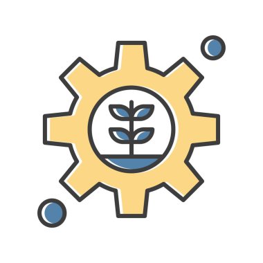 özet vektör illüstrasyon simgesi