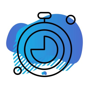 vektör kronometre simgesi illüstrasyonu