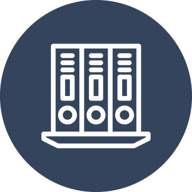 özet vektör illüstrasyon simgesi