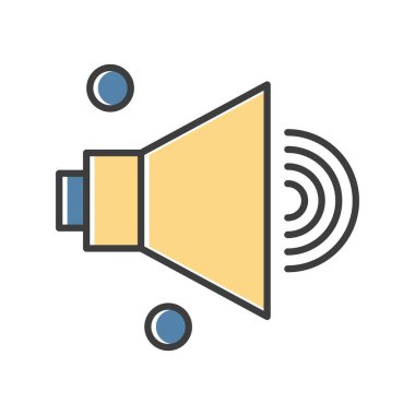 vektör sözcüsü Simgesi illüstrasyonu