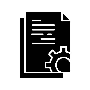 Vektör belgesi Simge illüstrasyonu