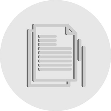 Vektör belgesi Simge illüstrasyonu