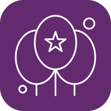 özet vektör illüstrasyon simgesi