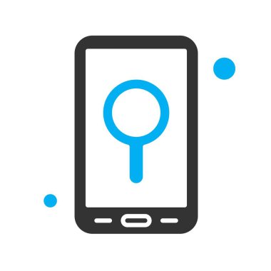 Vektör konumu simge illüstrasyonu