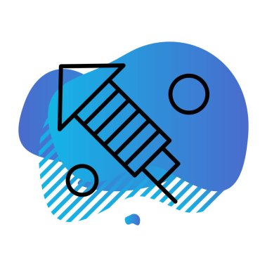 özet vektör illüstrasyon simgesi