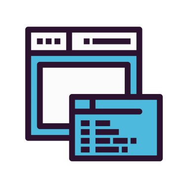 vektör web sayfası resimleme