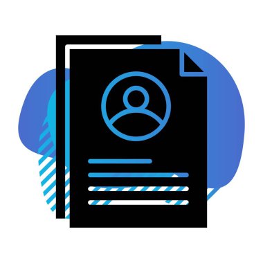 özet vektör illüstrasyon simgesi