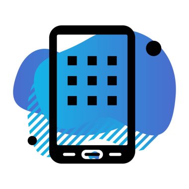 özet vektör illüstrasyon simgesi