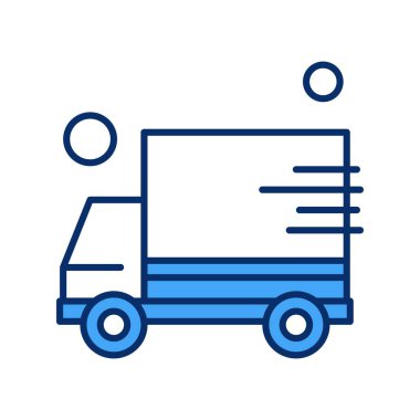 vektör dağıtım aracı simgesi