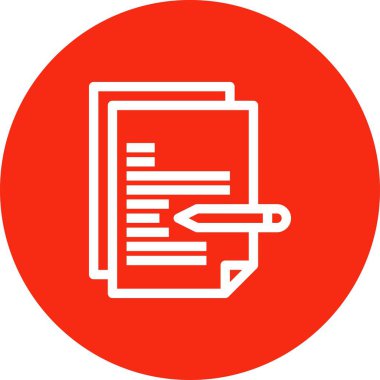 Vektör belgesi Simge illüstrasyonu