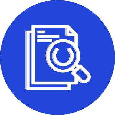 Vektör belgesi Simge illüstrasyonu