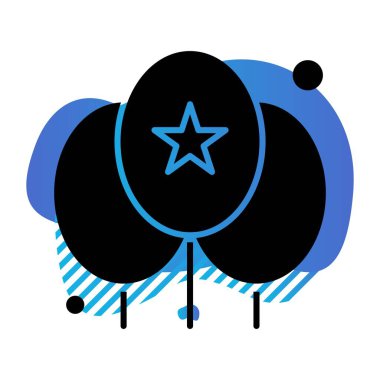 özet vektör illüstrasyon simgesi