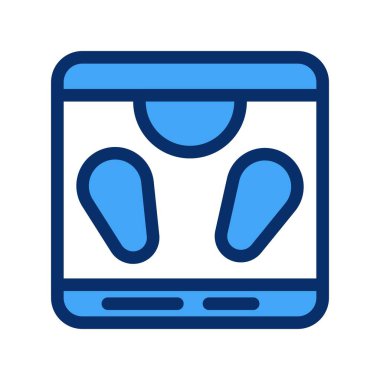 Vektör tartma makinesi simgesi