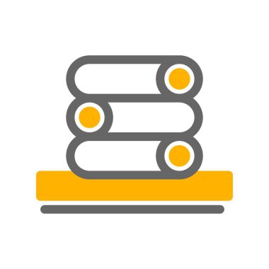 vektör havluları simge illüstrasyonu