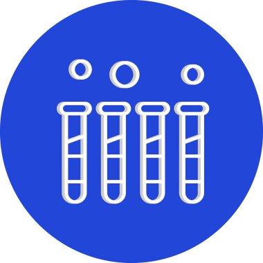 Vektör test tübü Ico