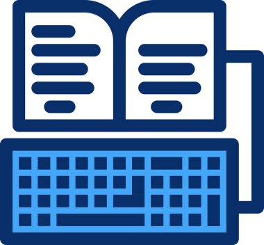 kitap simgesi vektör illüstrasyonu